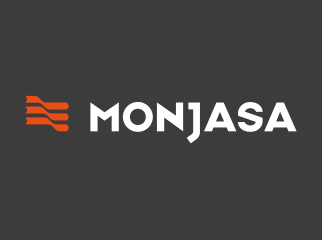 Monjasa logo Negative version